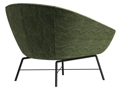 Ethnicraft barrow lounge chair 3D Model