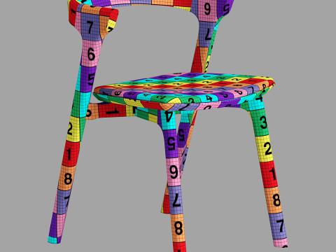 Ethnicraft bok chair 3D Model