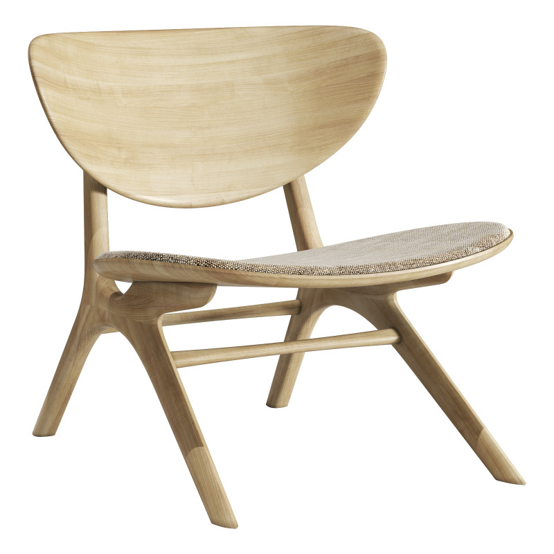 Ethnicraft eye lounge chair Modelo 3D .c4d .max .obj .3ds .fbx .stl .blend