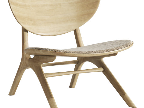 Ethnicraft eye lounge chair 3D Модель