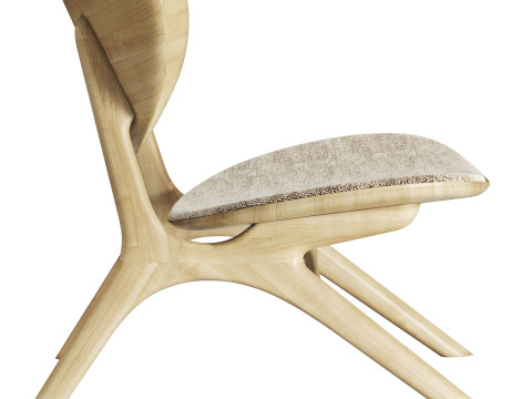 Ethnicraft eye lounge chair Modelo 3D