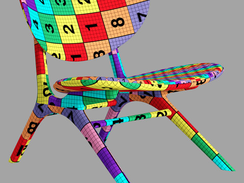 Ethnicraft eye lounge chair Modelo 3D