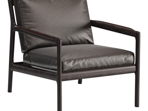 Ethnicraft jack lounge chair 3D Model