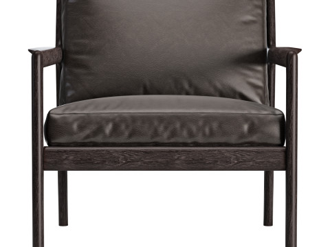 Ethnicraft jack lounge chair Modello 3D