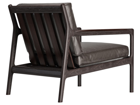 Ethnicraft jack lounge chair Modello 3D
