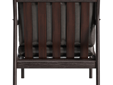 Ethnicraft jack lounge chair Modello 3D