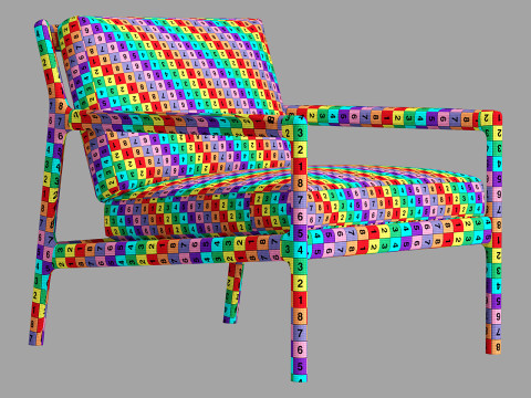 Ethnicraft jack lounge chair Modello 3D