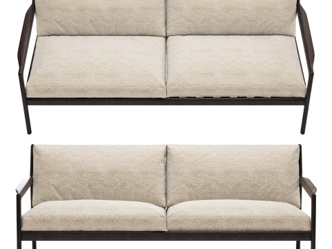 Ethnicraft jack sofa 3D Модель