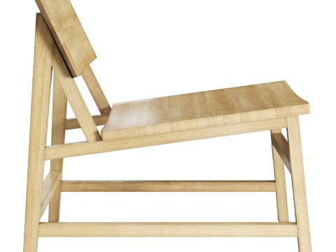 Ethnicraft N2 lounge chair 3D Model