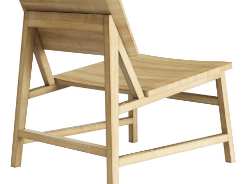 Ethnicraft N2 lounge chair 3D Model