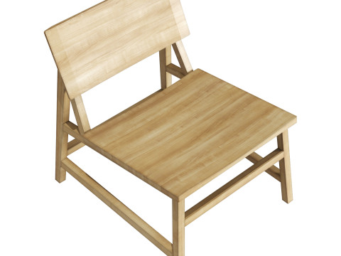 Ethnicraft N2 lounge chair 3D Model