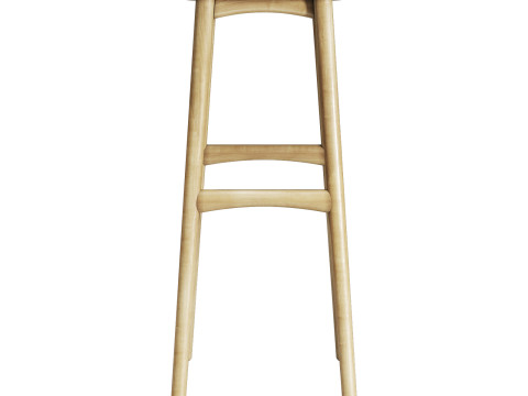 Ethnicraft osso bar stool 3Dモデル