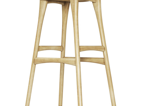 Ethnicraft osso bar stool 3Dモデル