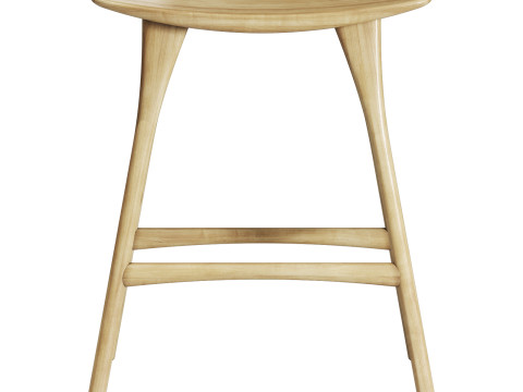 Ethnicraft osso counter stool Model 3D