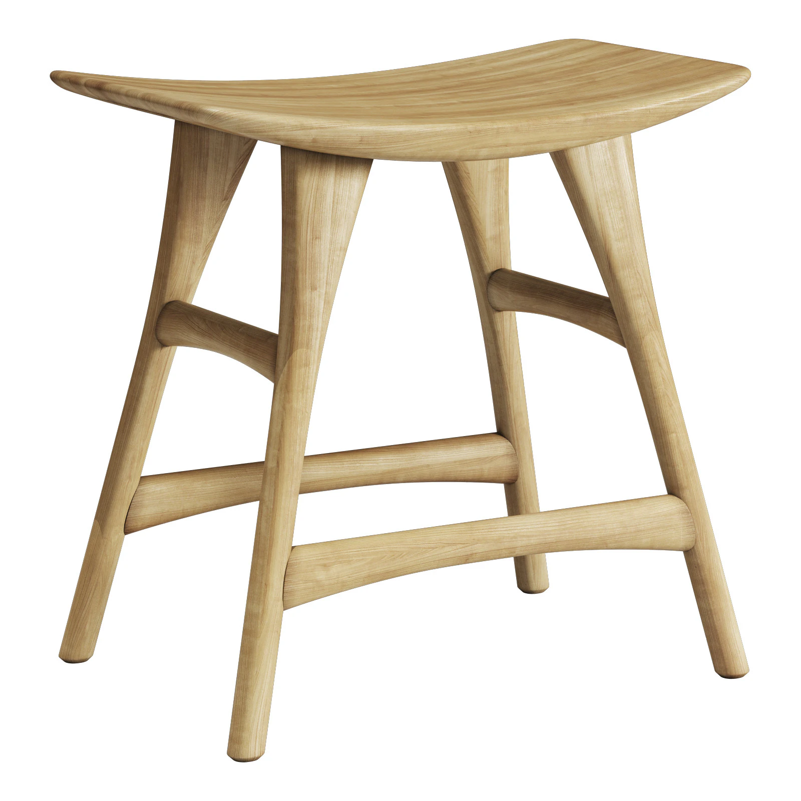 Banqueta de osso etnicraft Modelo 3D .c4d .max .obj .3ds .fbx .stl .blend 