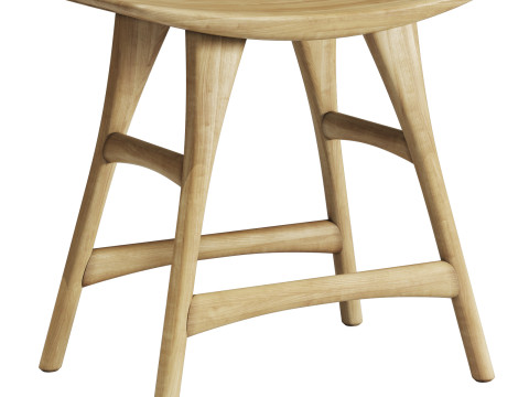 Ethnicraft osso stool 3Dモデル