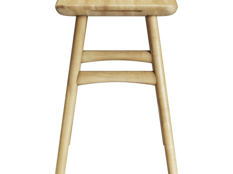 Ethnicraft osso stool 3D मॉडल