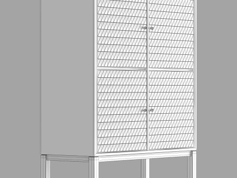 Ethnicraft sono cupboard 3D 모델
