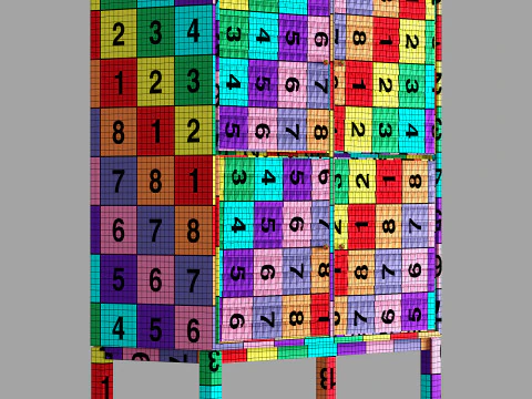 Credenza Etnica sono Modello 3D