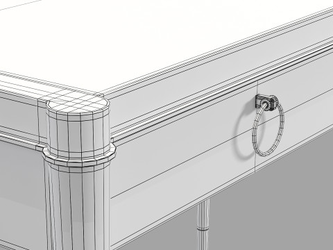 Galimberti nino ambra desk 3Dモデル