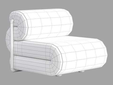 Gianfranco Ferre home kamppi armchair 3D Model