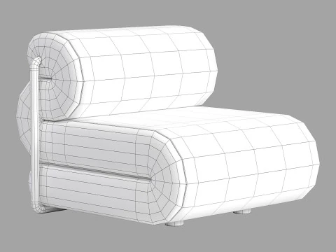 Gianfranco Ferre home kamppi armchair 3D Model