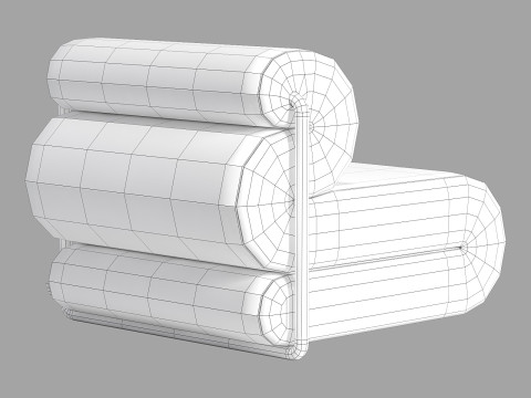 Gianfranco Ferre home kamppi armchair 3D Model