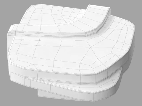 革新的なインテリアデザイン Rodi v2 3Dモデル