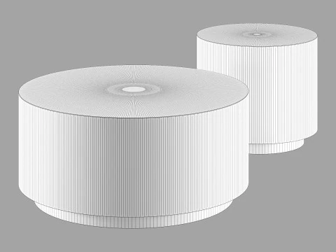 Kare electra coffee tables 3D Model