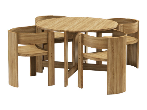 Kristina Dam studio collector dining set Model 3D