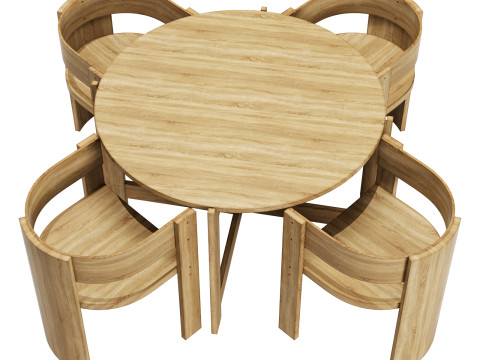 Kristina Dam studio collector dining set Model 3D
