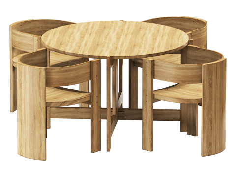 Kristina Dam studio collector dining set Model 3D