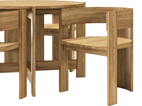 Kristina Dam studio collector dining set Model 3D