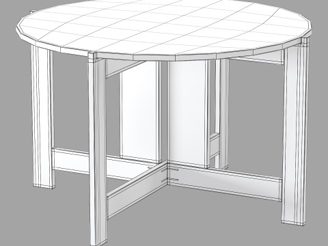 Kristina Dam studio collector dining set Model 3D