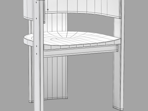 Kristina Dam studio collector dining set Model 3D