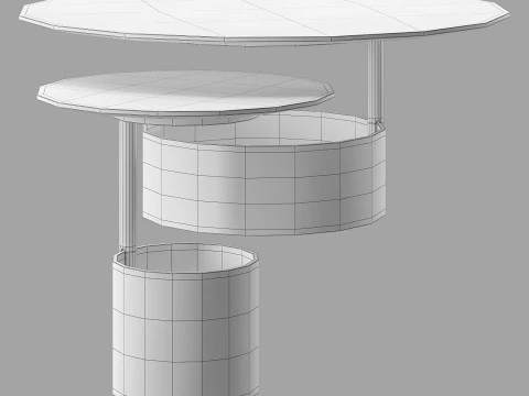 Innensonnenschirm Maze 3D Modell