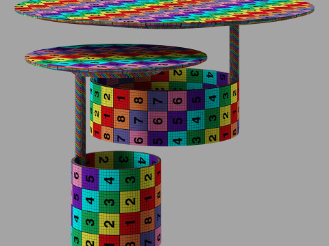 Maze interior parasol Model 3D