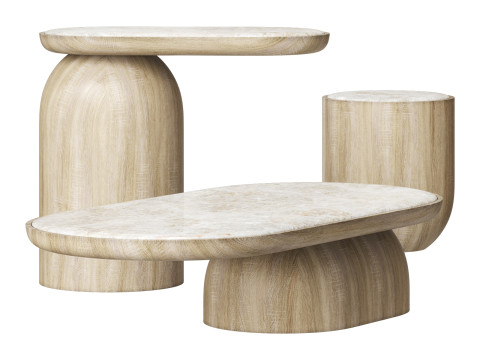 Mozea quartam coffee table Modelo 3D