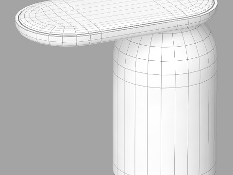 Mozea quartam coffee table 3D 模型