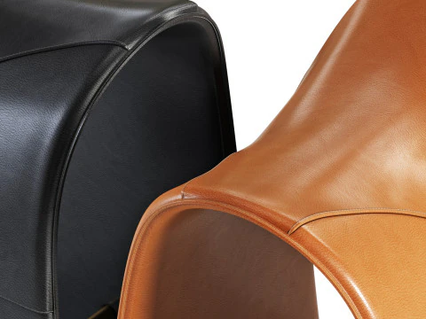 オピニオン チャッティ ペペ アームチェア 3Dモデル