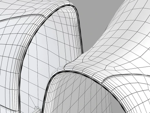 オピニオン チャッティ ペペ アームチェア 3Dモデル