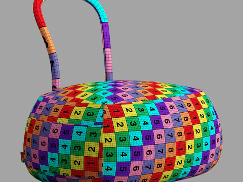 オピニオン チャッティ ヤムヤム ラージチェア 86 3Dモデル