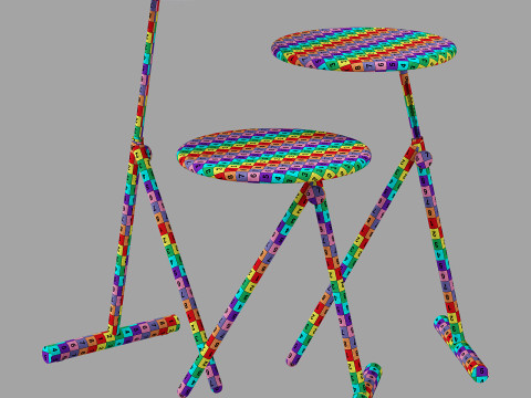 Opinion ciatti koji table Modello 3D