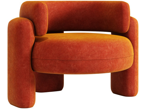 Royal stranger embrace armchair 3D Model