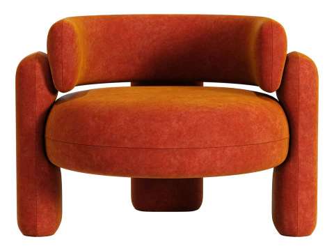 Royal stranger embrace armchair 3D Model
