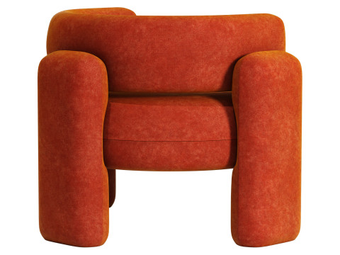 Royal stranger embrace armchair 3D Модель
