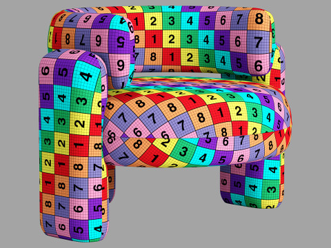 Royal stranger embrace armchair 3D Модель