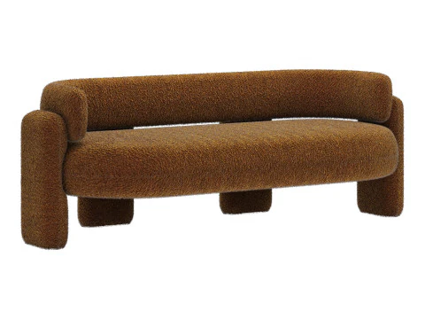 Royal stranger embrace sofa 3D Model