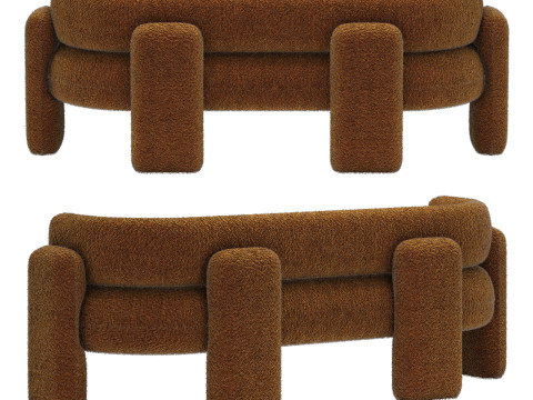 Royal stranger embrace sofa 3Dモデル