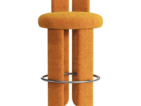 Royal stranger glazy bar stool 3D Model